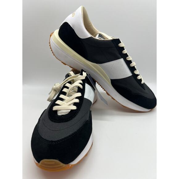 Polo Ralph Lauren Train 89 Black/White Sneakers Men's Size 14 NEW - Picture 5 of 12